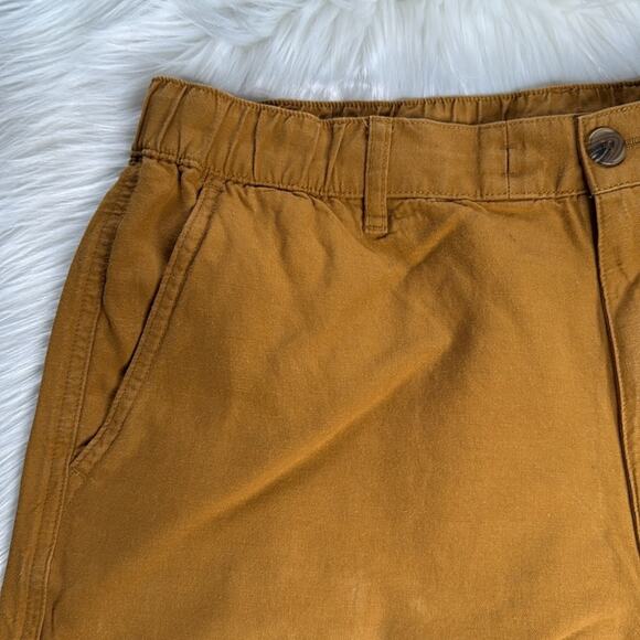Uniqlo Mustard Linen Blend Shorts - Picture 5 of 6